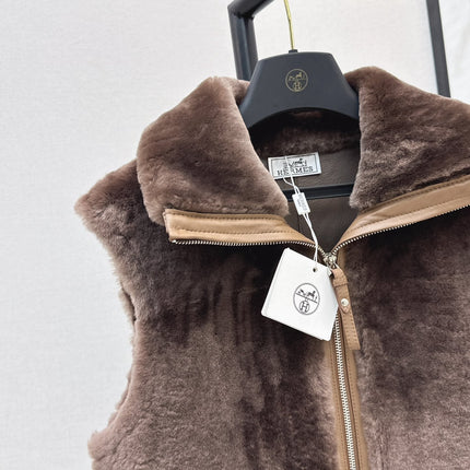 HERMES 25S FUR VEST 668406