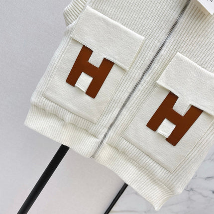 HERMES 25S SLEEVELESS KNIT VEST 235