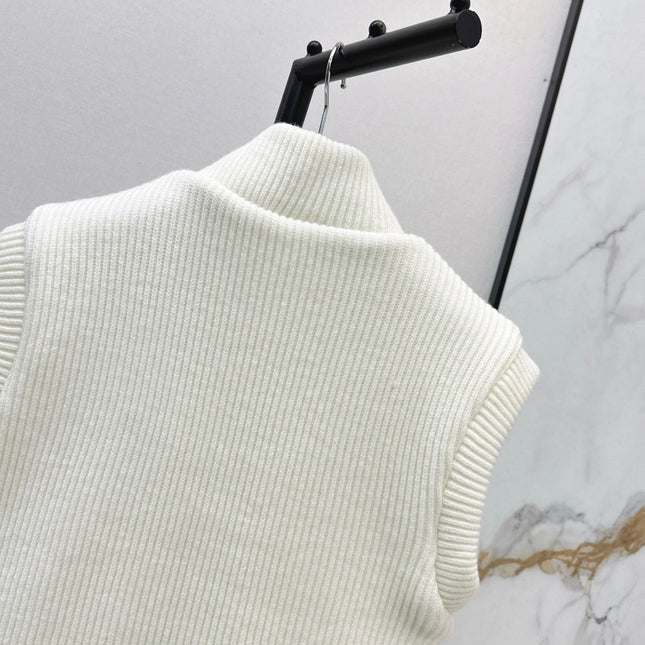 HERMES 25S SLEEVELESS KNIT VEST 235