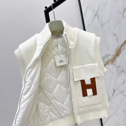 HERMES 25S SLEEVELESS KNIT VEST 235