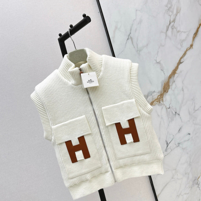HERMES 25S SLEEVELESS KNIT VEST 235