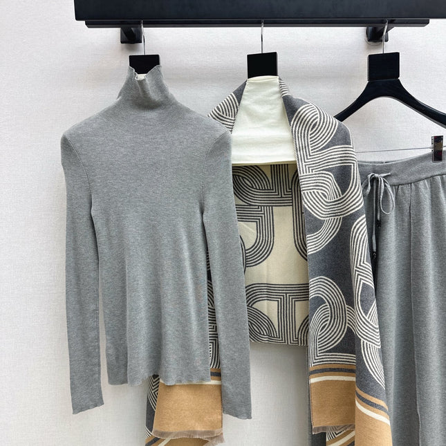 HERMES 25S THREE-PIECE KNIT SET 223