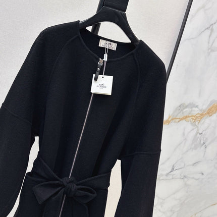 HERMES 25S LONG KNITTED COAT 217