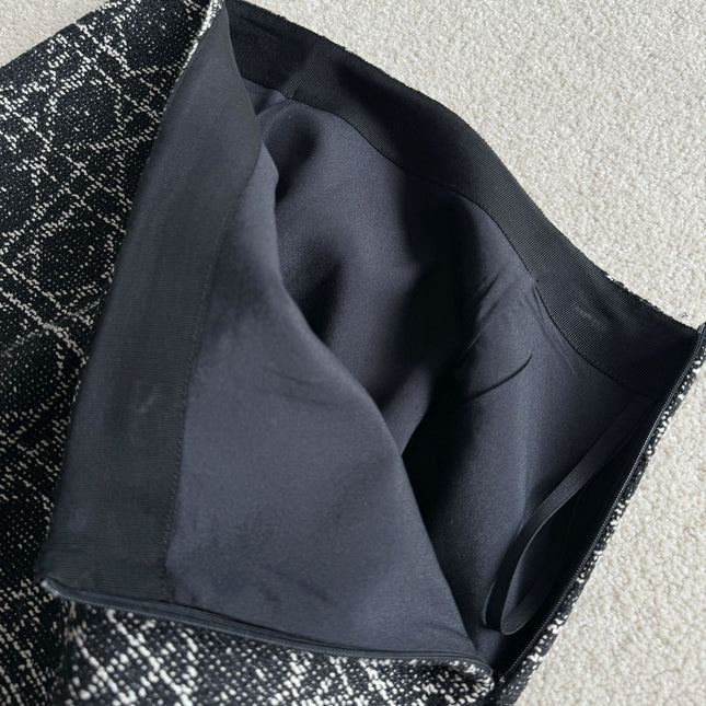 DIOR 25S PLEATED PLAID SKIRT STYLE 009