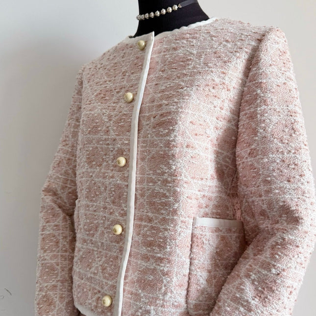 DIOR 25S CANNAGE CROPPED JACKET STYLE 059