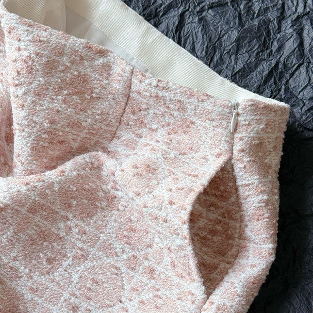 DIOR 25S PLEATED PLAID SKIRT STYLE 058