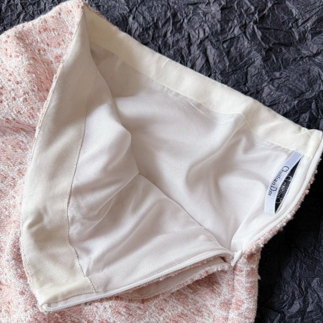 DIOR 25S PLEATED PLAID SKIRT STYLE 058