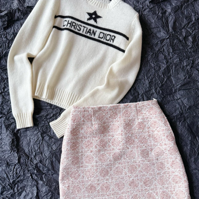 DIOR 25S PLEATED PLAID SKIRT STYLE 058