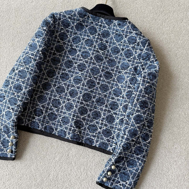 DIOR 25S CANNAGE CROPPED JACKET STYLE 056