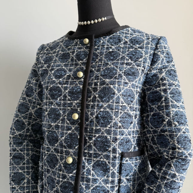 DIOR 25S CANNAGE CROPPED JACKET STYLE 056