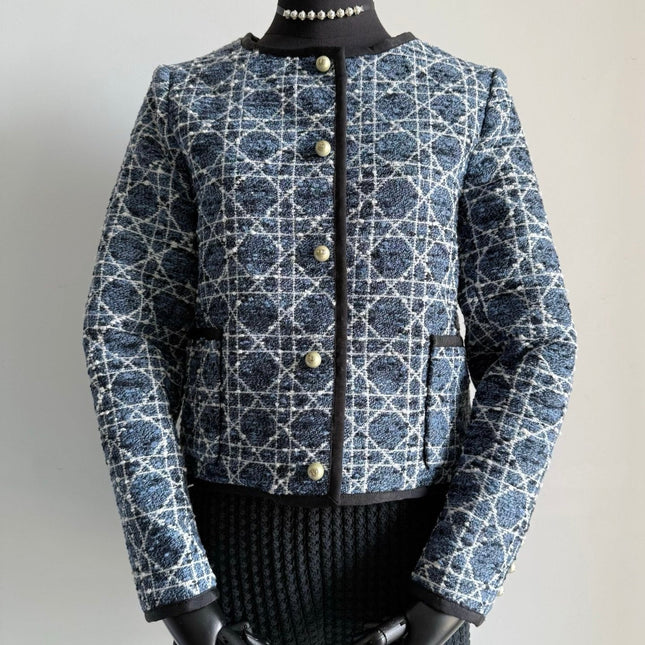 DIOR 25S CANNAGE CROPPED JACKET STYLE 056