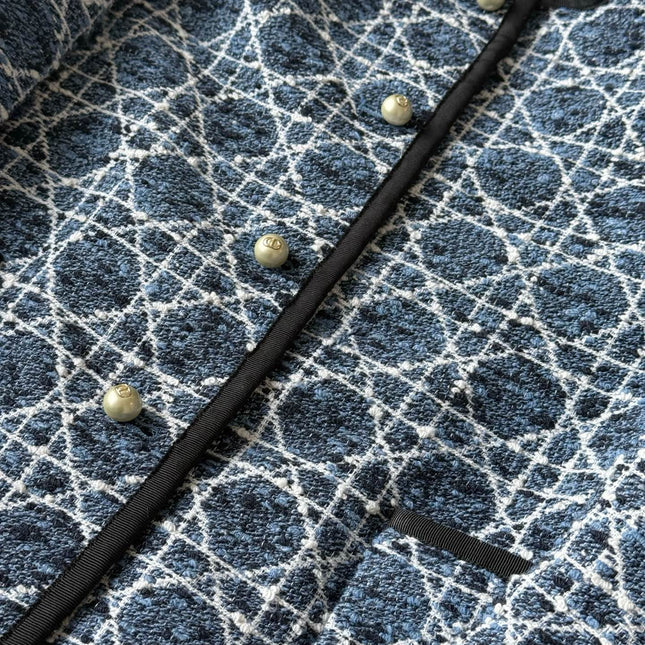 DIOR 25S CANNAGE CROPPED JACKET STYLE 056