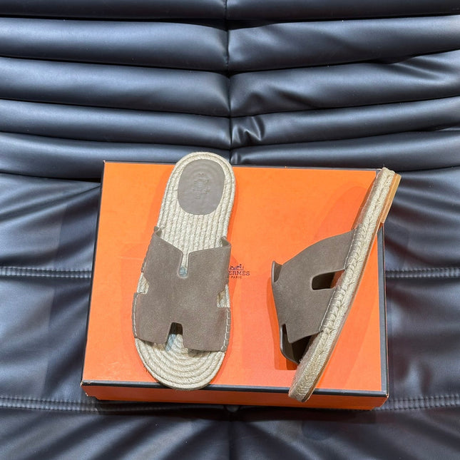 HM ANTIGUA ESPADRILLE SANDAL PEANUT SUEDE