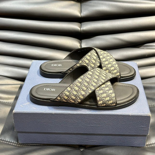 CD ALIAS SANDAL JUNIPER AND BEIGE JACQUARD