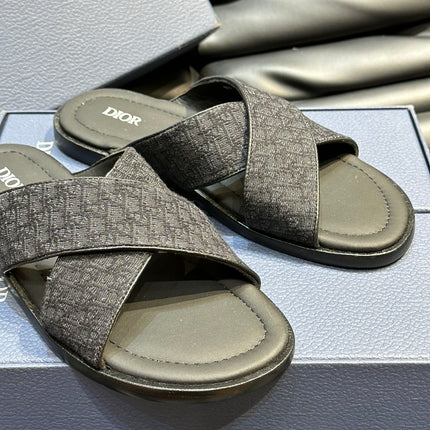 CD ALIAS SANDAL BLACK AND JUNIPER JACQUARD