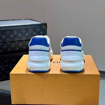 NEO RUN AWAY SNEAKER WHITE MIX BLUE CALFSKIN