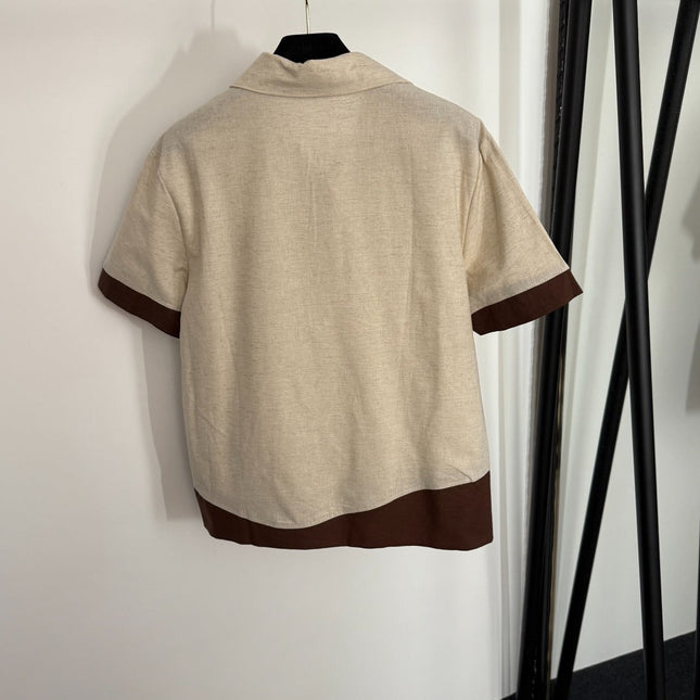 LOEWE TOP & STRAIGHT-LEG PANTS SET STYLE 130