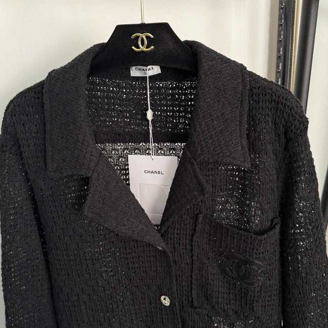 CHANEL 25S LONG-SLEEVE KNIT CARDIGAN STYLE 129