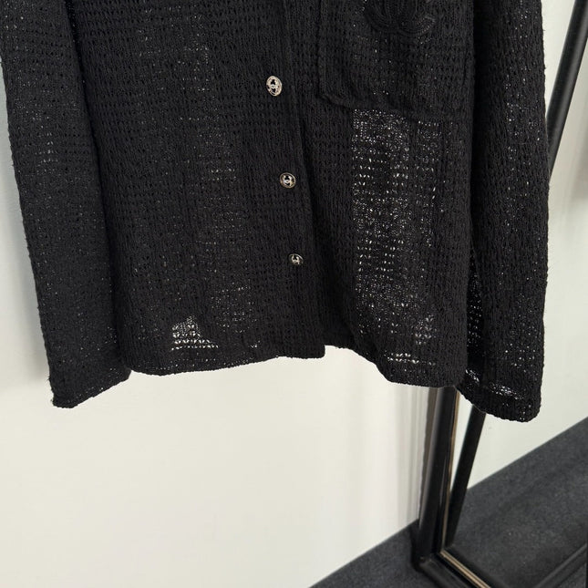 CHANEL 25S LONG-SLEEVE KNIT CARDIGAN STYLE 129