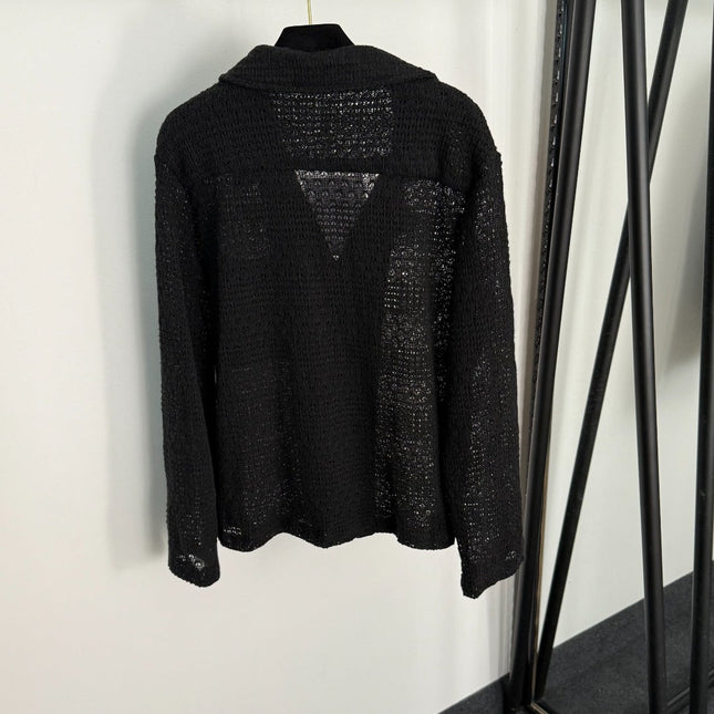 CHANEL 25S LONG-SLEEVE KNIT CARDIGAN STYLE 129