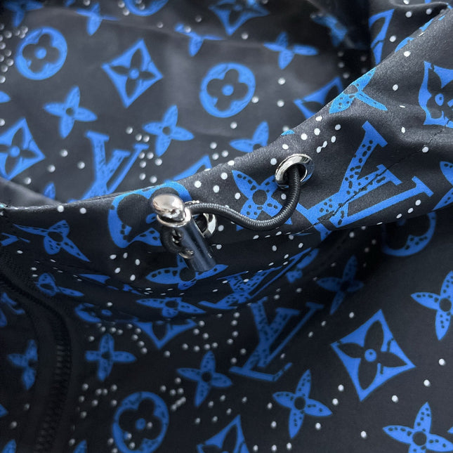 LV COBALT BLUE MIX BLACK MONOGRAM JACKET 239572