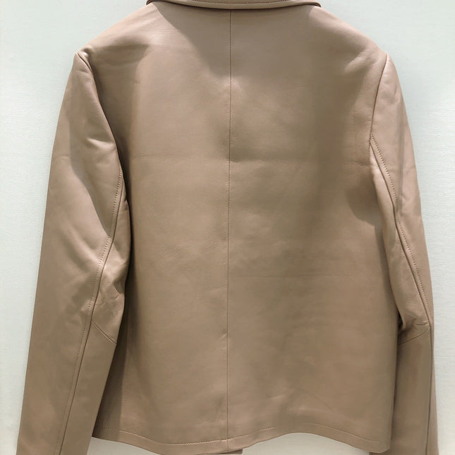 HERMES 25S SHORT SHEEPSKIN JACKET 044