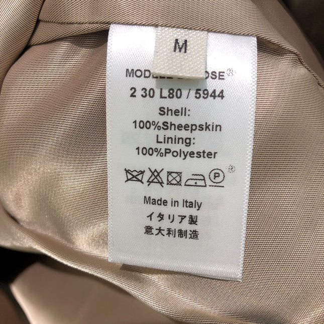 HERMES 25S SHORT SHEEPSKIN JACKET 044