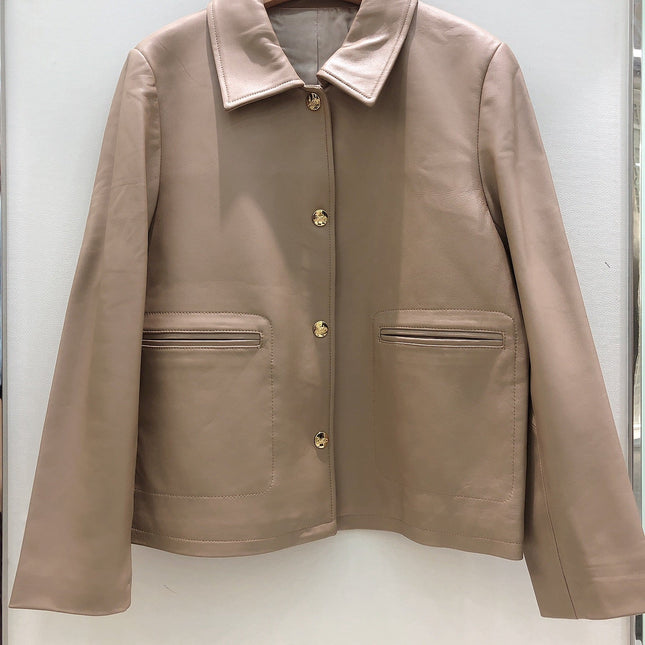 HERMES 25S SHORT SHEEPSKIN JACKET 044