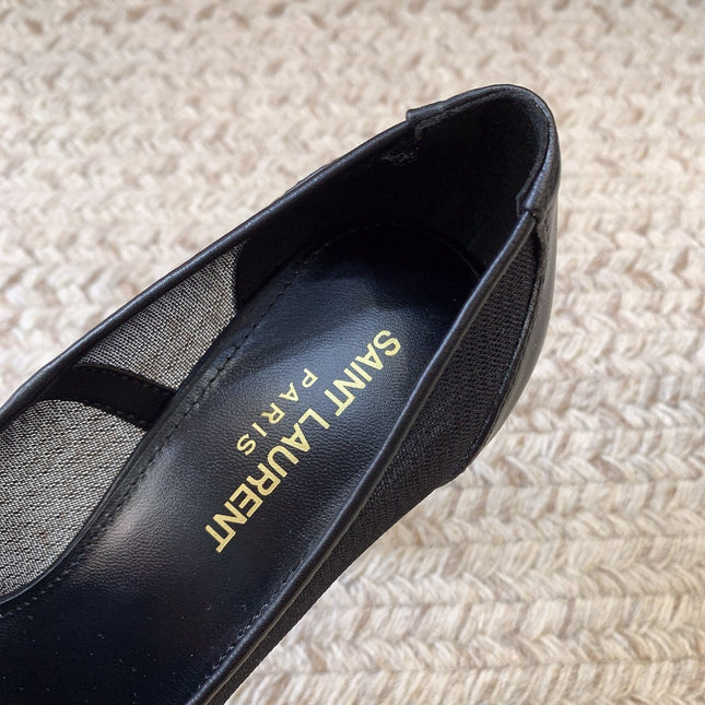 NORMA PUMPS IN BLACK MESH