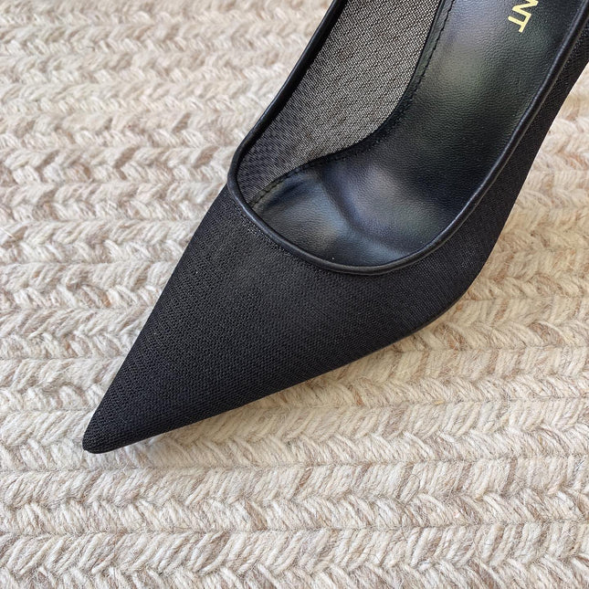 NORMA PUMPS IN BLACK MESH