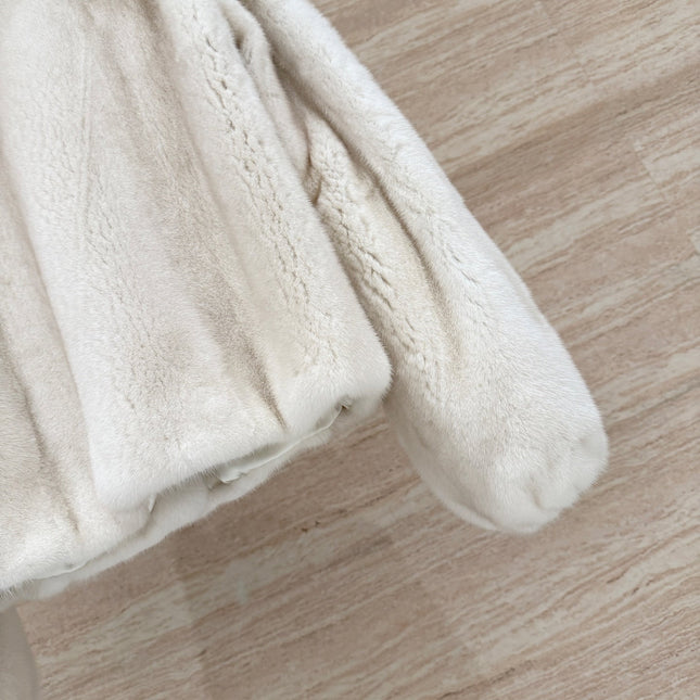 HERMES 25S SHORT MINK FUR COAT 199