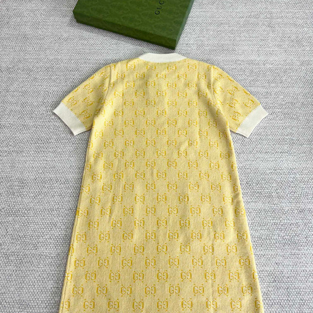 GUCCI SHORT-SLEEVE KNIT DRESS STYLE 70