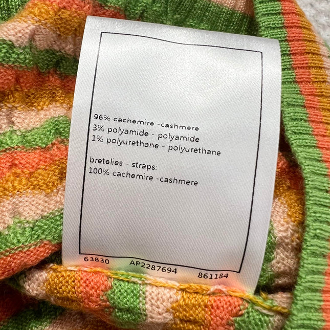 CC Tank Top Multicolor Wool Cashmere