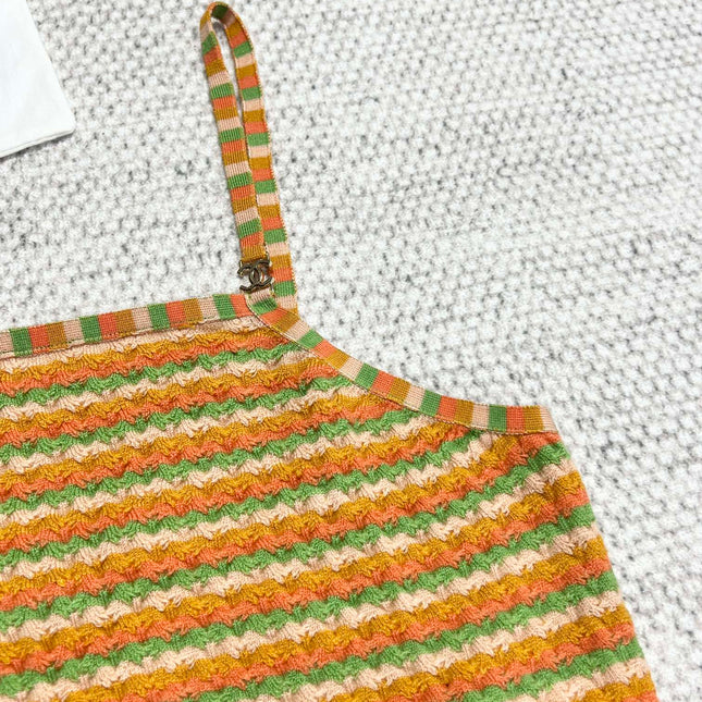 CC Tank Top Multicolor Wool Cashmere