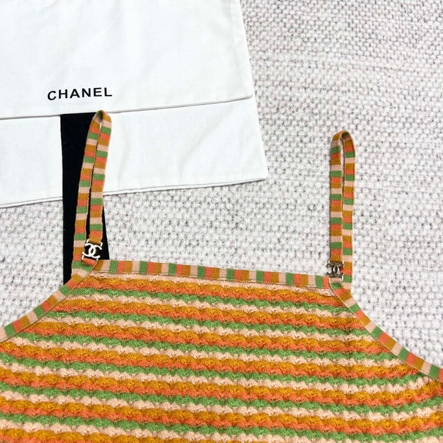 CC Tank Top Multicolor Wool Cashmere