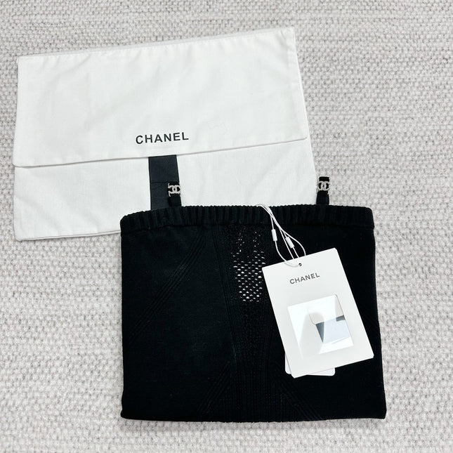 CC Sport Bra Black Wool Viscose