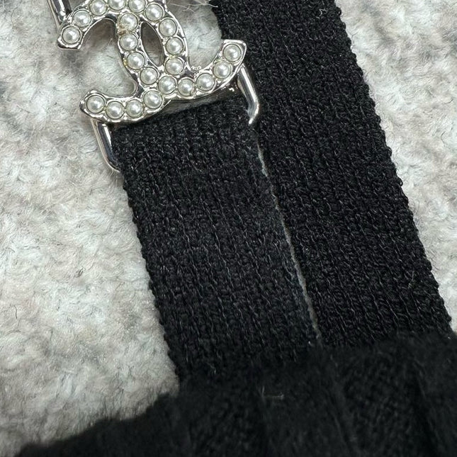 CC Sport Bra Black Wool Viscose