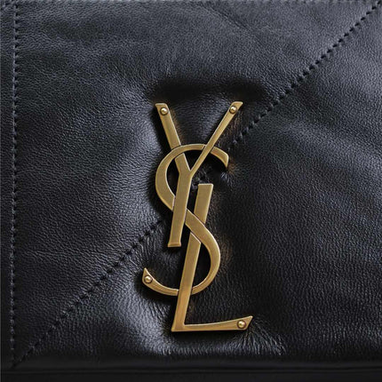JAMIE 4.3 LARGE BAG 43 IN BLACK LAMBSKIN GOLD HARDWARE
