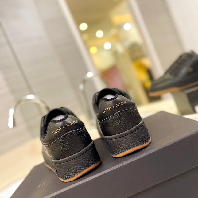 SL SL/61 SNEAKERS BLACK PERFORATED CALFSKIN