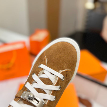 CHEALSEA BOOTS IN BRONZE BROWN SUEDE AND FLEECE LINING