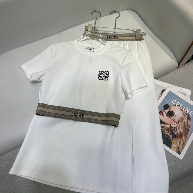 Loewe 25 Logo Embroidery Set Cotton