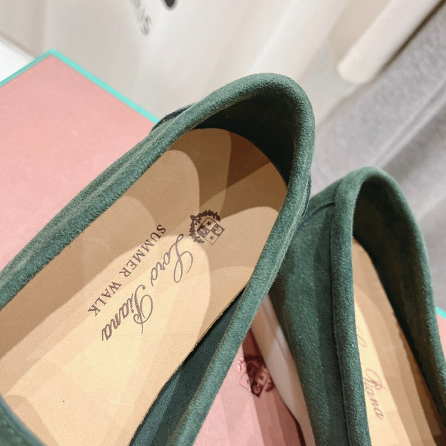 LP SUMMER CHARMS WALK LOAFERS HUNTER GREEN SUEDE