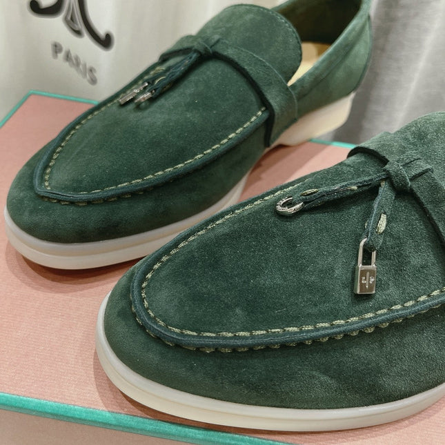 LP SUMMER CHARMS WALK LOAFERS HUNTER GREEN SUEDE