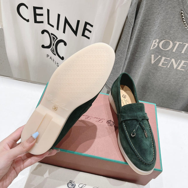LP SUMMER CHARMS WALK LOAFERS HUNTER GREEN SUEDE