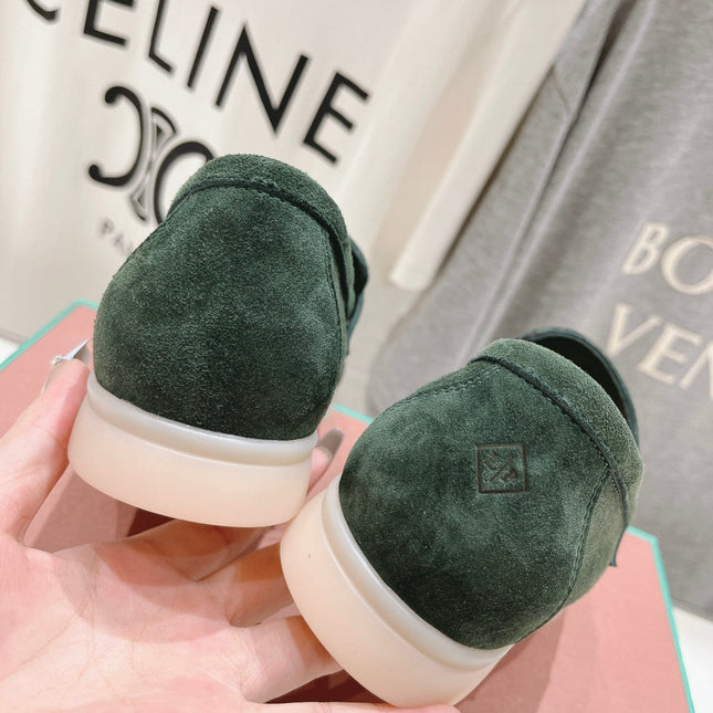 LP SUMMER CHARMS WALK LOAFERS HUNTER GREEN SUEDE