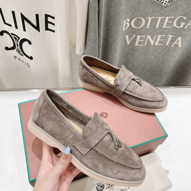LP SUMMER CHARMS WALK LOAFERS GRAY SUEDE