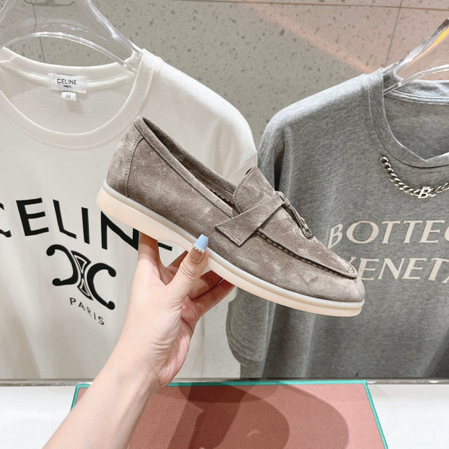 LP SUMMER CHARMS WALK LOAFERS GRAY SUEDE