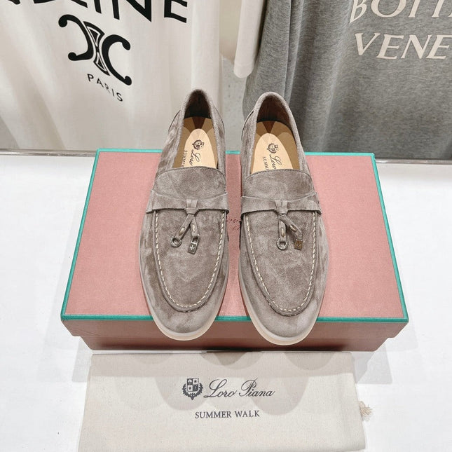 LP SUMMER CHARMS WALK LOAFERS GRAY SUEDE