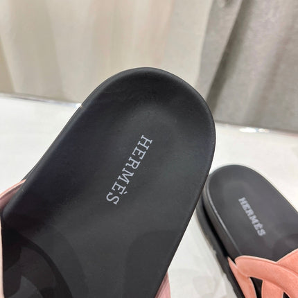 EXTRA SANDAL BLACK MIX PEACH MIX MOSS CALFSKIN