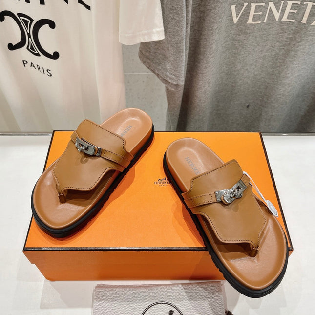 EMPIRE SANDAL CARAMEL CALFSKIN